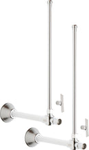 Chicago Faucets STB-51-11-PR-AB Lead-Free Angle stop, Brass
