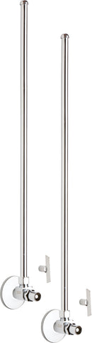 Chicago Faucets STC-22-12-PR-AB Lead-Free Angle stop, Brass