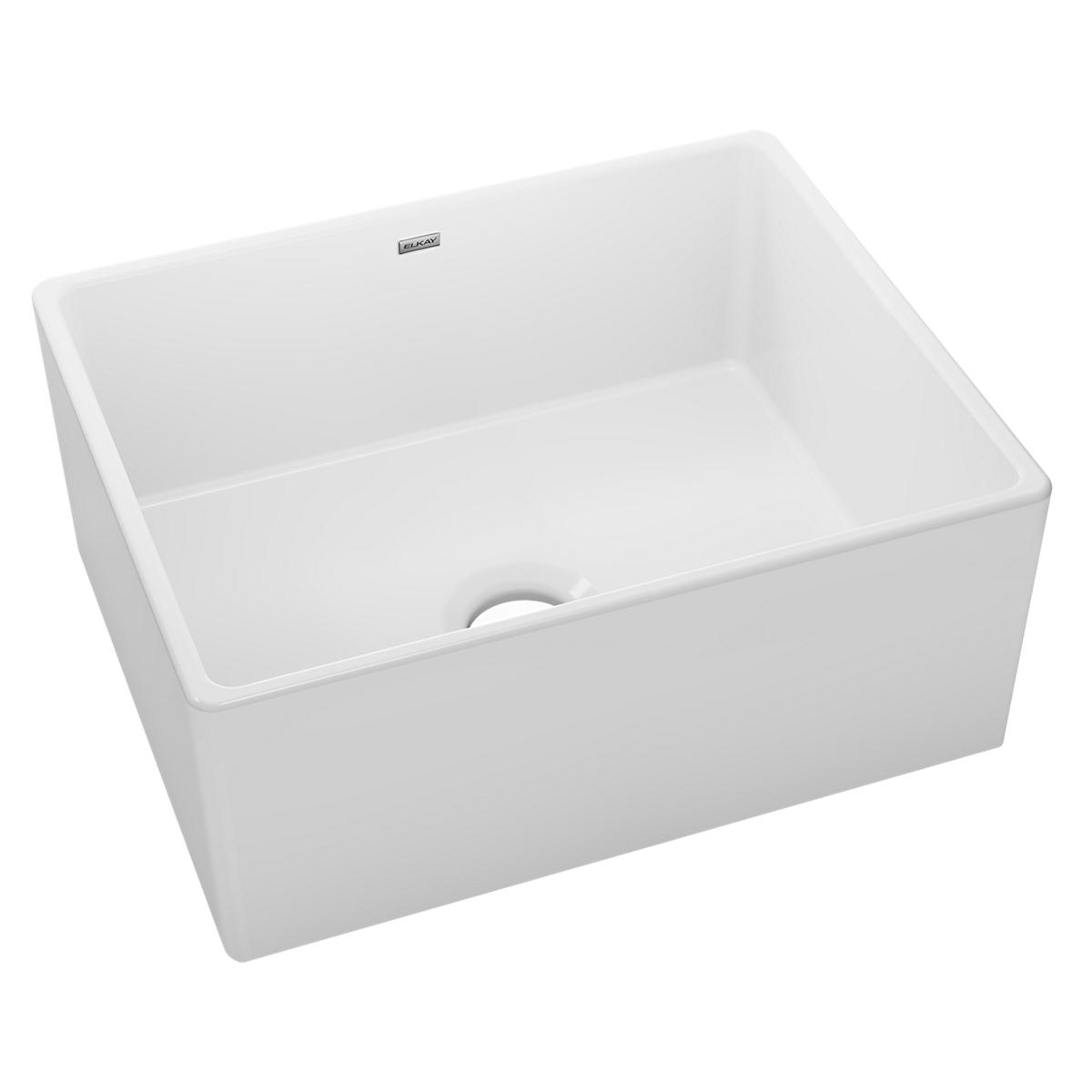 Elkay Fireclay kitchen sink, White SWUF2520WH