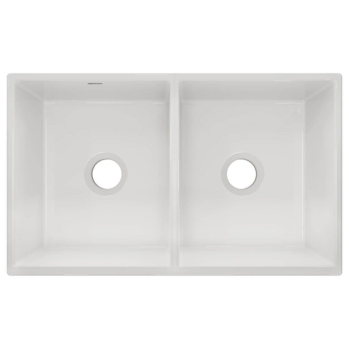 Elkay Fireclay kitchen sink, White SWUF32189WH