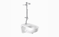 Sloan WETS-2450.2002 Water Closet Combo, ST-2459 Wall-Mounted Top Spud with Sloan 1150-1.28
