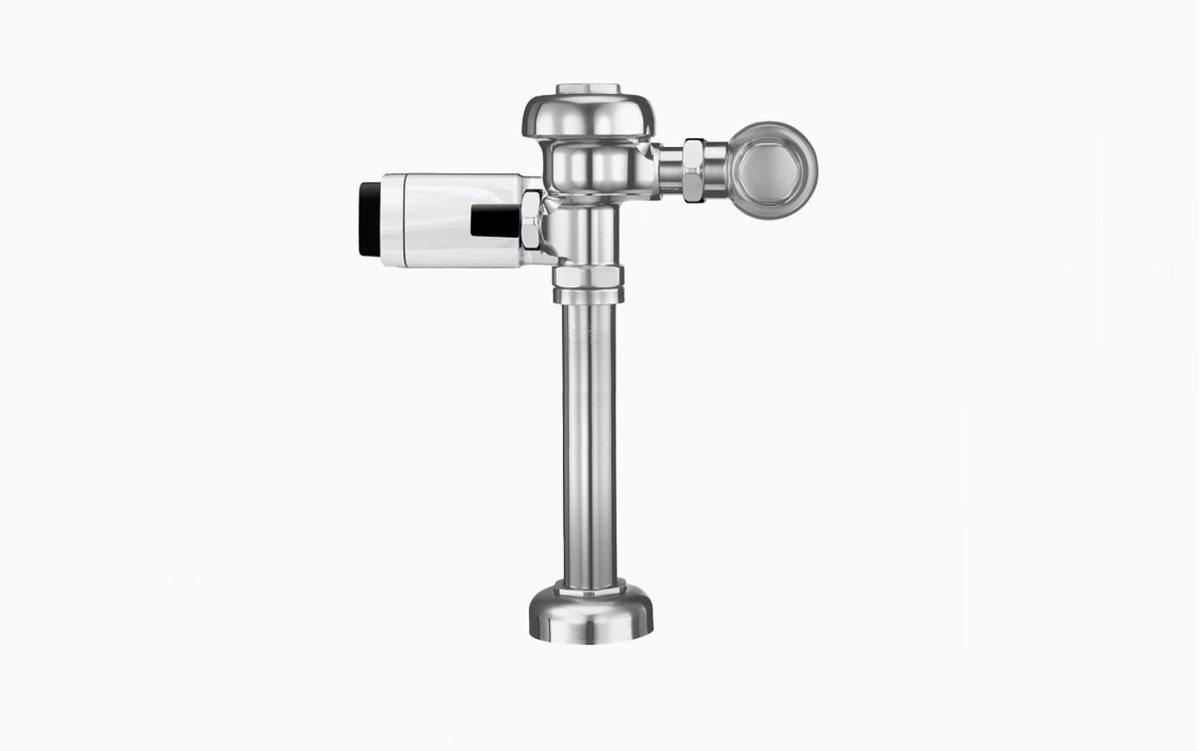 Sloan 113 SMO Exposed Battery-Powered Sensor Water Closet Flushometer (1.6 GPF), Dual-Filtered Fixed Bypass Diaphragm