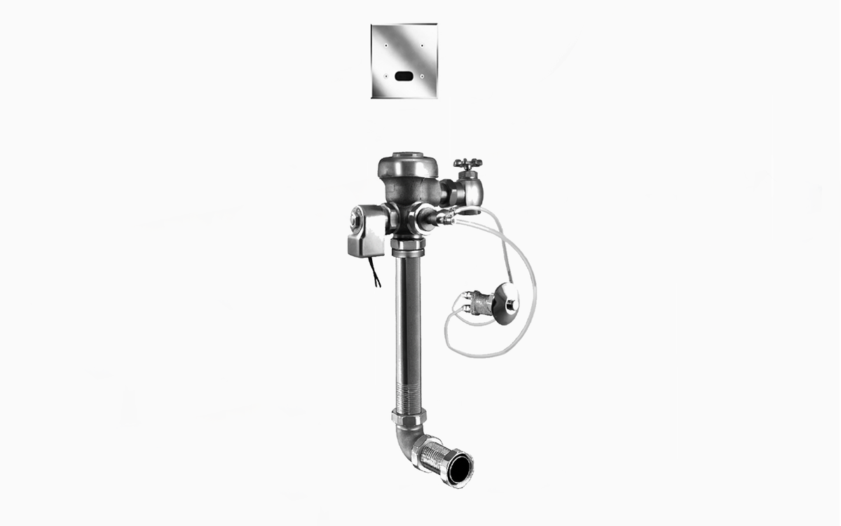 Sloan 152 ESS Concealed Hardwired Sensor Water Closet Flushometer (1.6 GPF) TMO, Unfinished (Rough Brass)