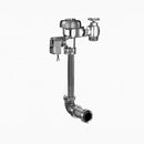 Sloan 603 ES-1.6 Concealed Solenoid Flushometer, 1.6 gpf, Rear Spud, Unfinished (Rough Brass), Dual-Filtered Fixed Bypass Diaphragm