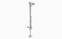 Sloan BPW 1000-6.5 Exposed Manual Flushometer, 6.5 gpf, Top Spud, Polished Chrome, Front of Valve Handle, V500 24 1/2 "