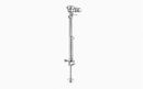 Sloan BPW 1000-4.5 Exposed Manual Flushometer, 4.5 gpf, Top Spud, Polished Chrome