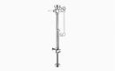 Sloan BPW 1010-1.6 Exposed Manual Flushometer, 1.6 gpf, Top Spud, Polished Chrome