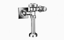 Sloan 910-1.6 Exposed Manual Flushometer, 1.6 gpf, Top Spud, Polished Chrome, Angle Stop Bumper