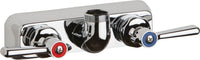 Chicago Faucets W4W-LES369AB Lead-Free Wall-mounted manual faucet with 4" centers, Brass, NPSM