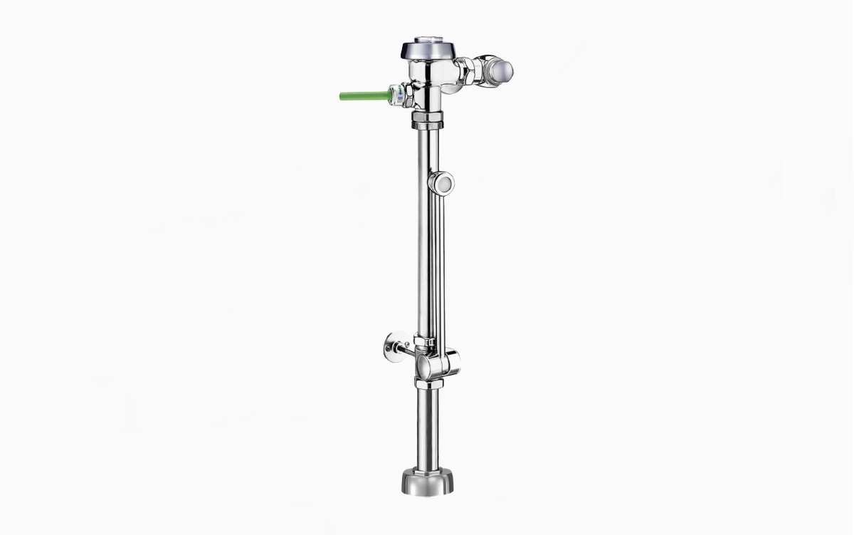 Sloan WES BPW 1000-1.6 Exposed Manual Flushometer, 1.6 gpf, Top Spud, Polished Chrome