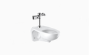Sloan WETS-2451.2001 Water Closet Combo, ST-2459 Wall-Mounted Top Spud with Royal 111-1.1