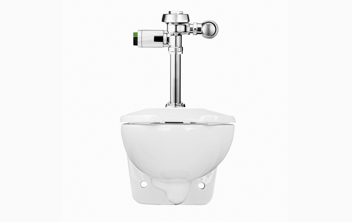 Sloan WETS-2452.1410 Water Closet Combo, ST-2459 Wall-Mounted Top Spud with Royal 111