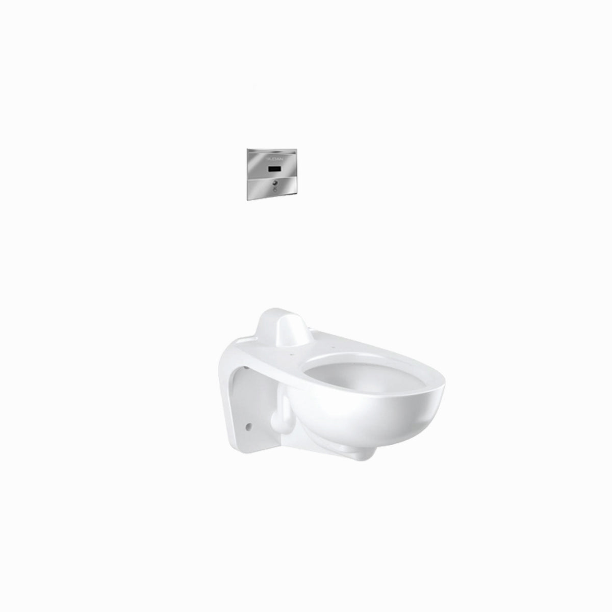 Sloan WETS-2460.1311 Water Closet Combo, ST-2469 Wall-Mounted Rear Spud with Royal 152-1.28