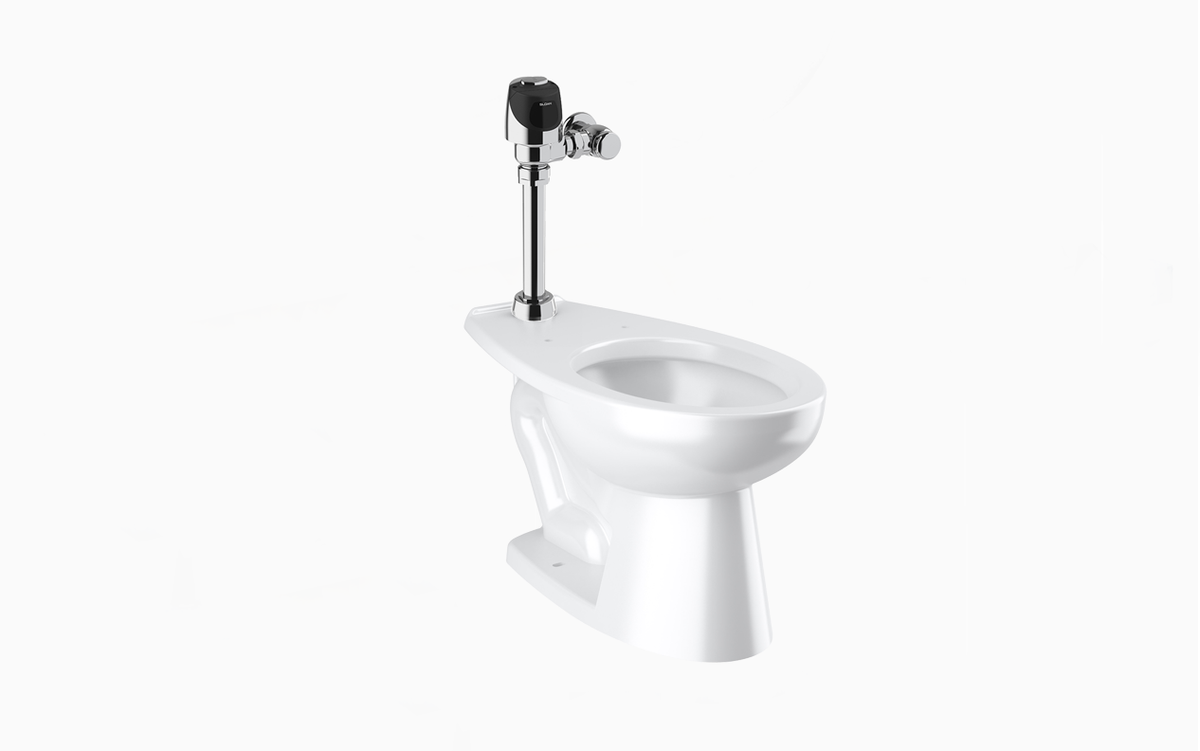 Sloan WETS-2701.1101-STG Water Closet Combo, ST-2009STG Top Spud with ECOS 8111-1.1 (1.1 gpf)