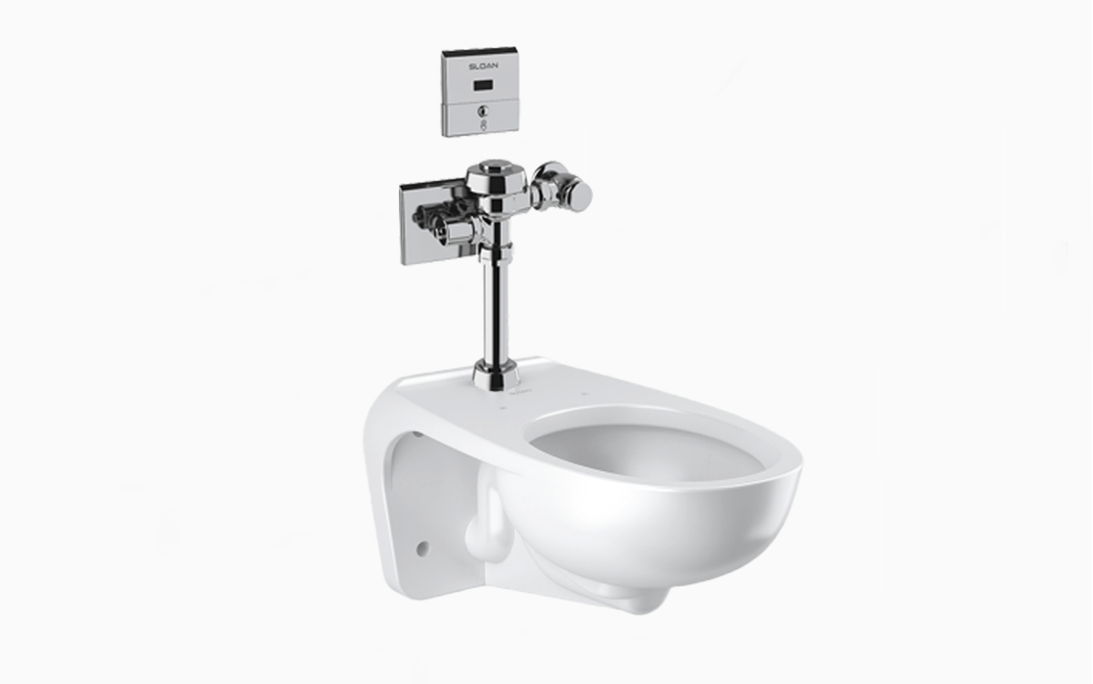 Sloan WETS-2750.3001-STG Water Closet Combo, ST-2459STG Top Spud with Royal 111-1.28