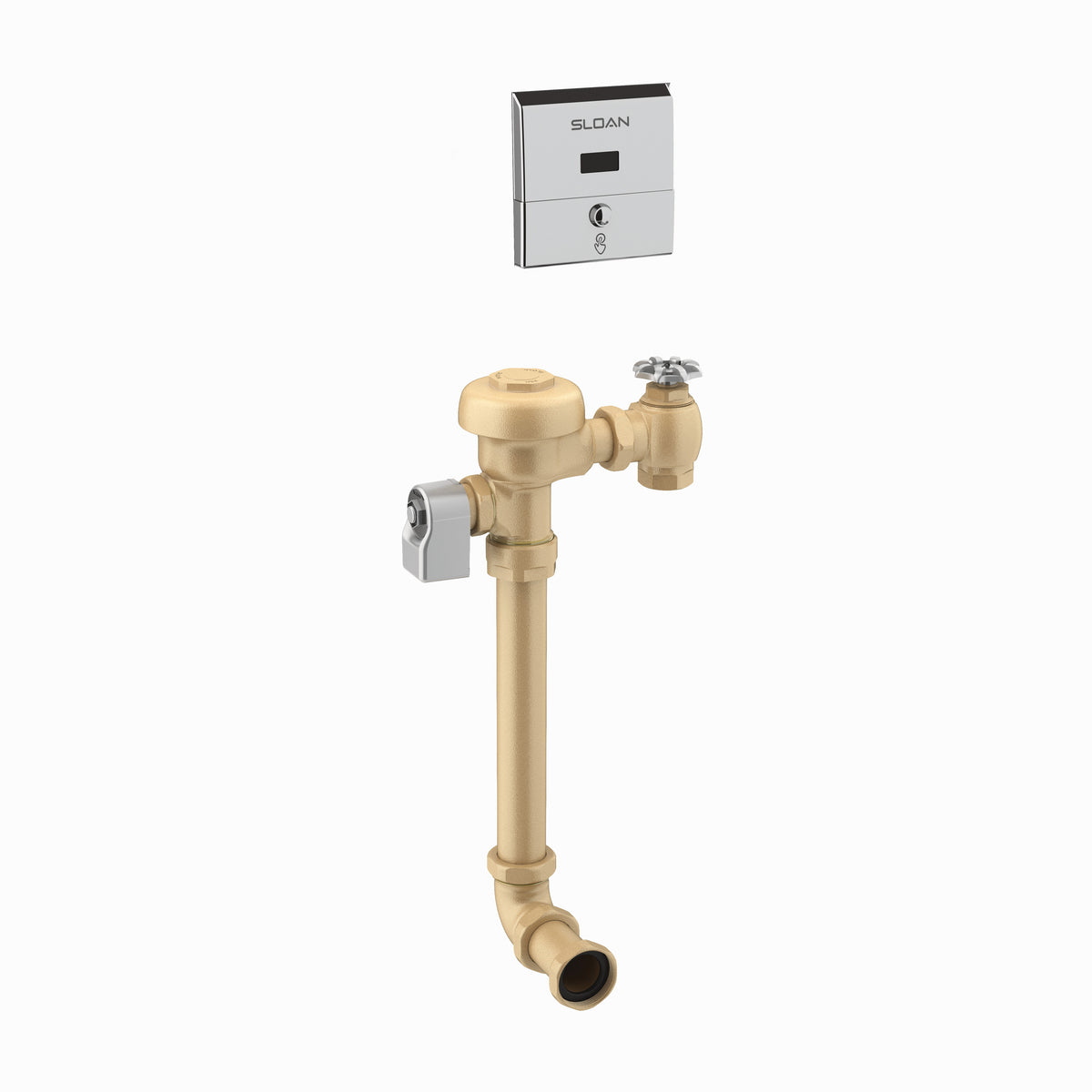 Sloan Royal 152 ESS Concealed Hardwired Sensor Water Closet Flushometer (1.28 GPF), 2"-10-3/4" LDIM, 1.28 gpf Brushed Stainless