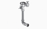Sloan Regal 9603-3.5 Concealed Manual Flushometer, 3.5 gpf, Rear Spud, Unfinished (Rough Brass), with RHY97AC
