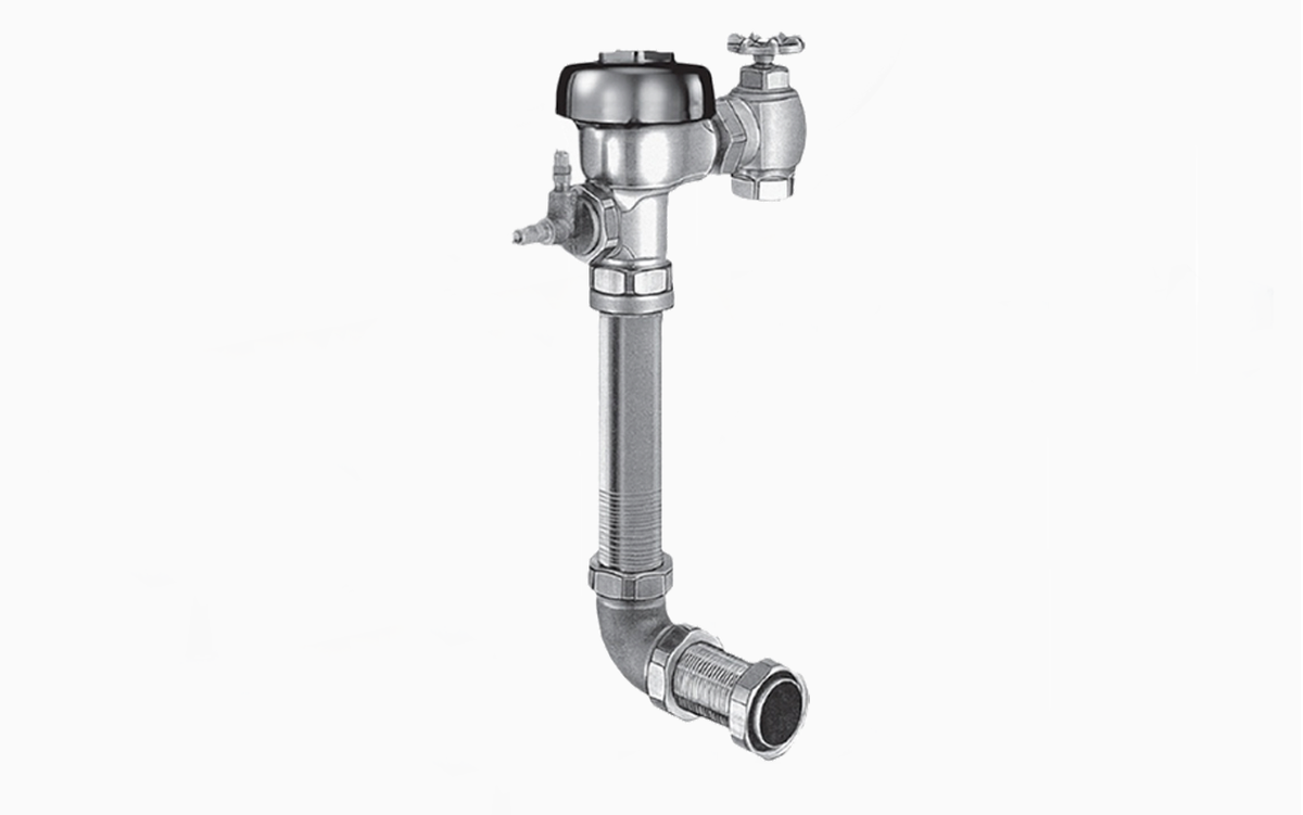 Sloan Regal 9603-1.6 Concealed Manual Flushometer, 1.6 gpf, Rear Spud, Unfinished (Rough Brass), less Actuator