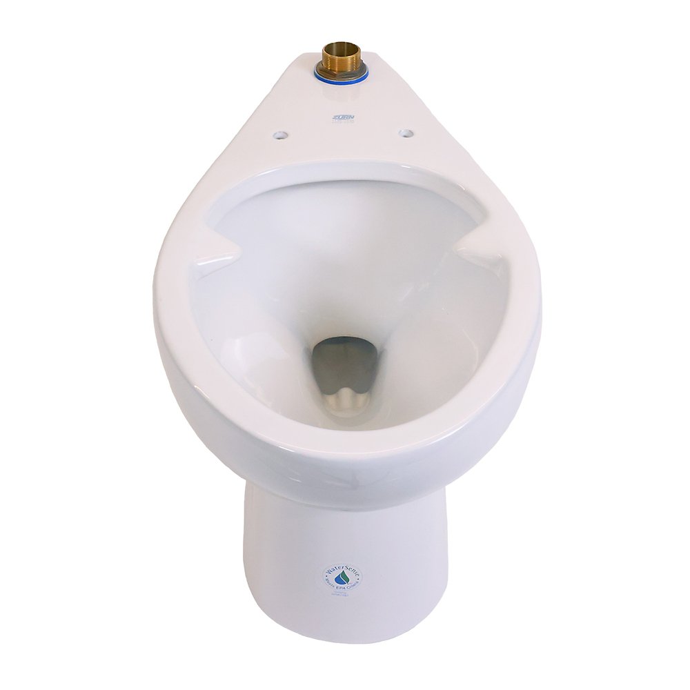 Zurn Z5666-BWL1 EcoVantage® Floor-Mount Siphon-Jet Toilet Bowl, ADA Height with bedpan lugs