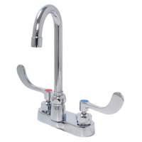Zurn Z812A4-XL-FC1.0 Lead-Free AquaSpec Centerset 3-1/2" Gooseneck Faucet with 4" Wrist Blade Handles