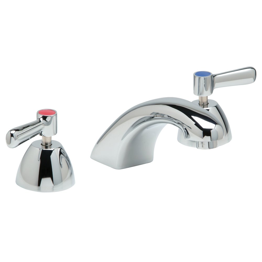 Zurn Z831R1-XL Lead-Free Widespread Faucet with 5" cast spout and lever handles