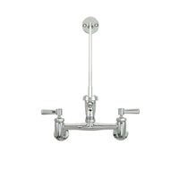 Zurn Z843M1-XL-CS Lead-Free Wall-Mount, Sink Faucet with 6" Vacuum Breaker Spout
