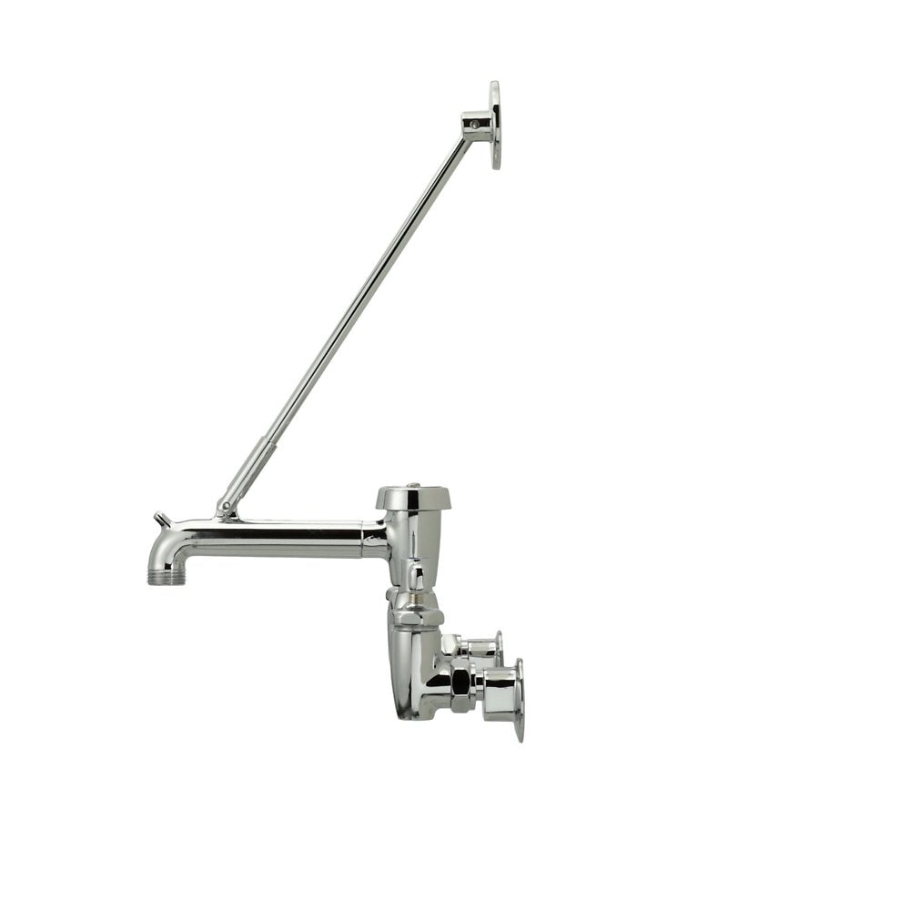 Zurn Z843M1-XL-CS Lead-Free Wall-Mount, Sink Faucet with 6" Vacuum Breaker Spout