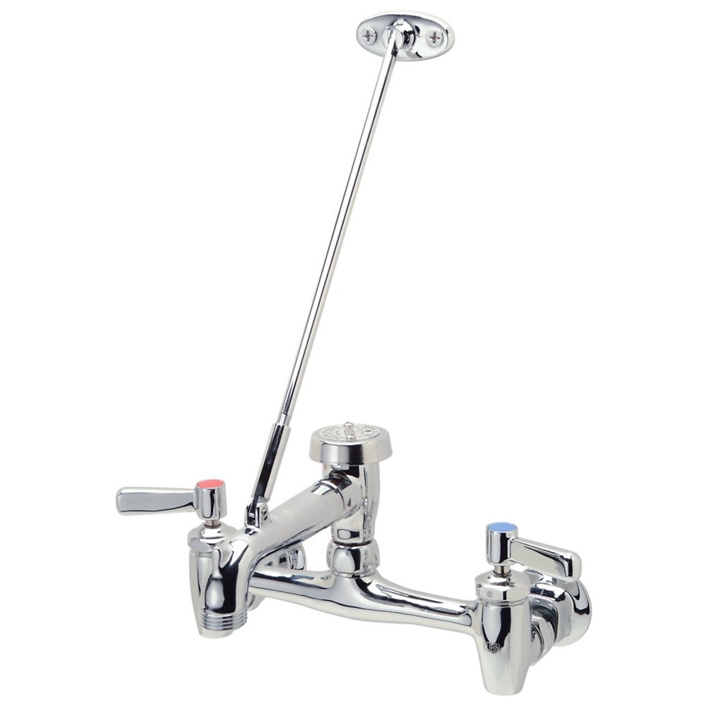 Zurn Z843M1 Wall-Mount, Sink Faucet with 6" Vacuum Breaker Spout