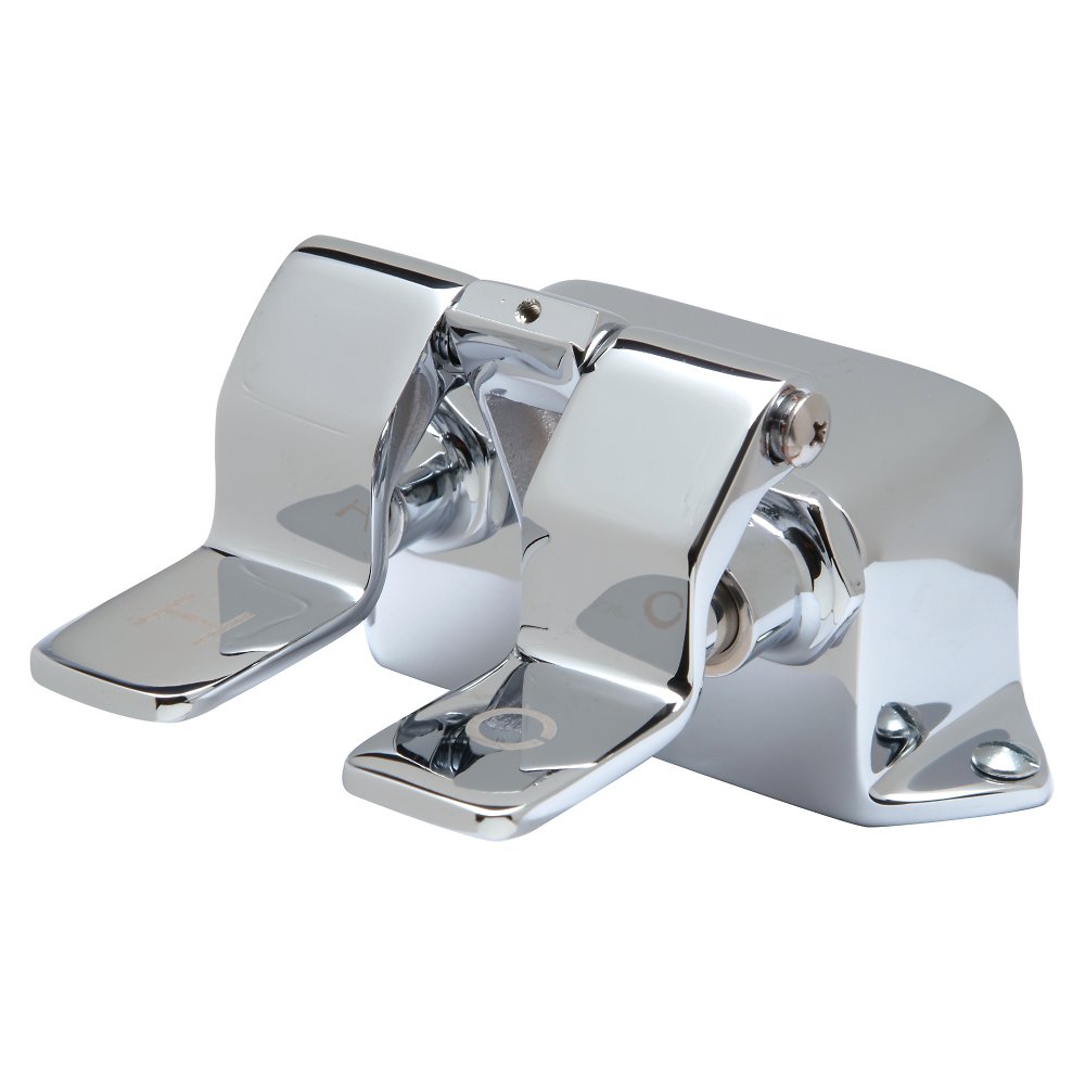 Zurn Z85500-XL Lead-Free Floor-Mounted, Self-Closing, Double Foot Pedal Valve
