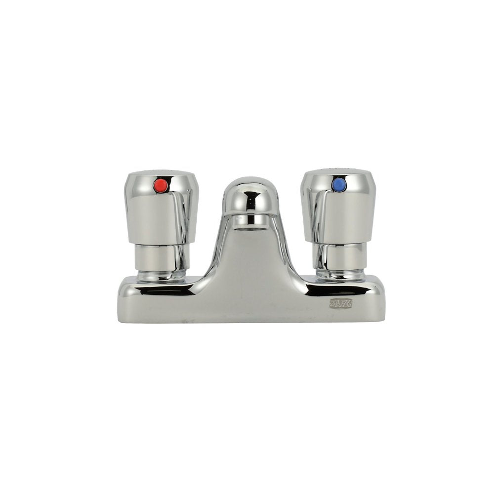 Zurn Z86500-XL Lead-Free 4" Centerset, Deck-Mount, Temperature Control, Metering Faucet