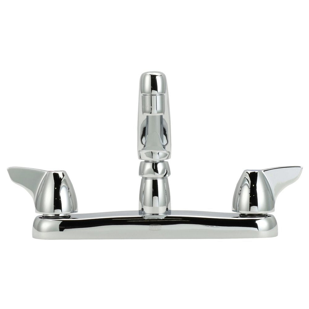 Zurn Z871G3-XL Lead-Free AquaSpec® Kitchen Sink Faucet 8" Cast Spout with Dome Lever Handles