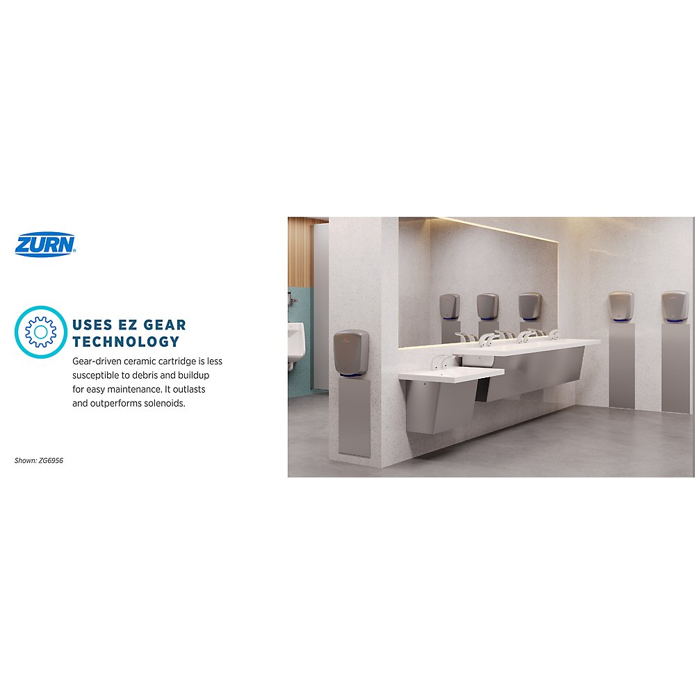 Zurn ZG6953 Camaya Series® Sensor Faucet with Gear-driven Ceramic Cartridge, Hydropower