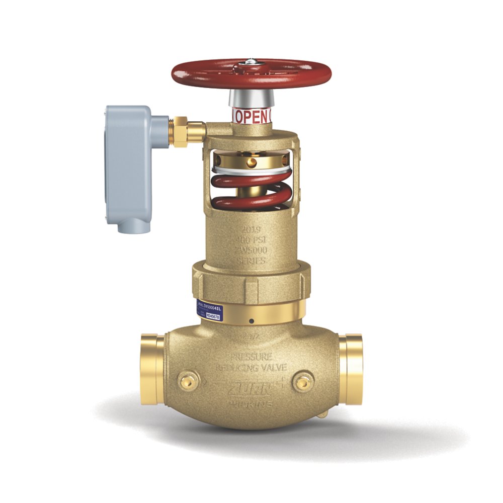 Zurn ZW5004CAP 2-1/2" Pressure Tru® Pressure Reducing Floor Control Valve - Field Adjustable