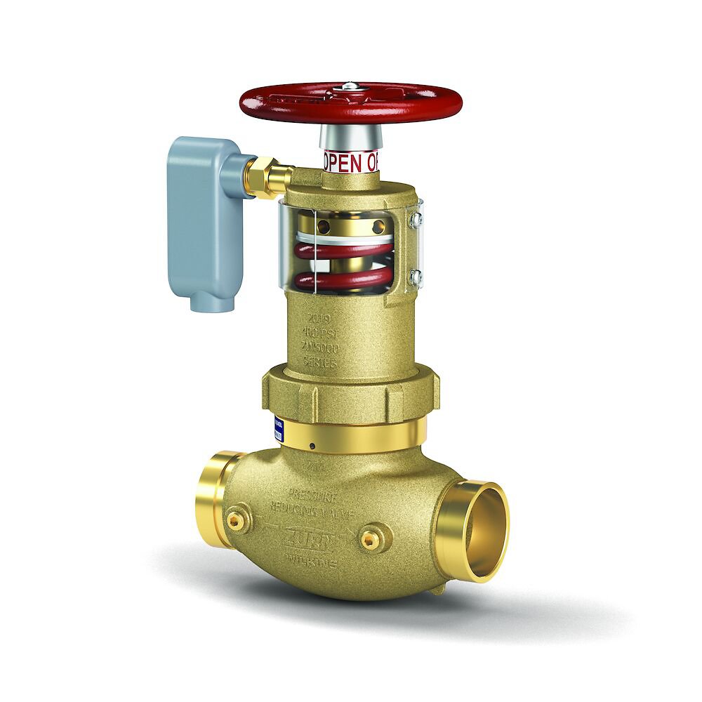 Zurn ZW5004CAP 2-1/2" Pressure Tru® Pressure Reducing Floor Control Valve - Field Adjustable