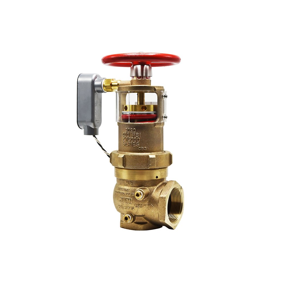 Zurn ZW5004CAP 2-1/2" Pressure Tru® Pressure Reducing Floor Control Valve - Field Adjustable