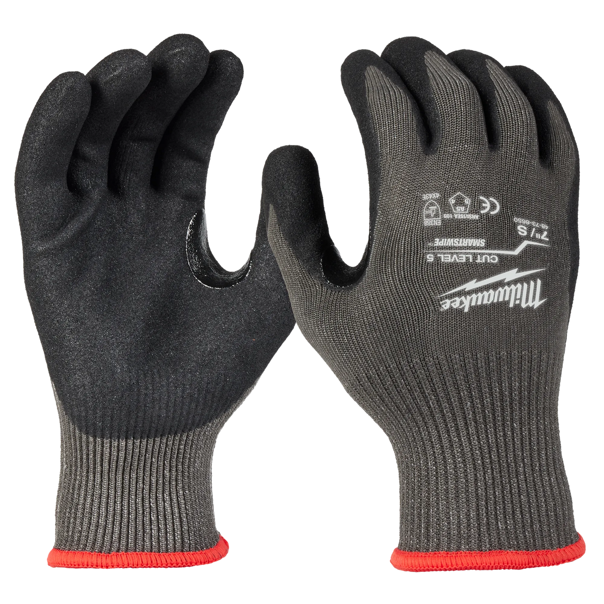 Milwaukee 48-73-8650E (1) Cut Level 5 Nitrile Dipped Gloves - S (48-73-8650E) (Pack of 144)