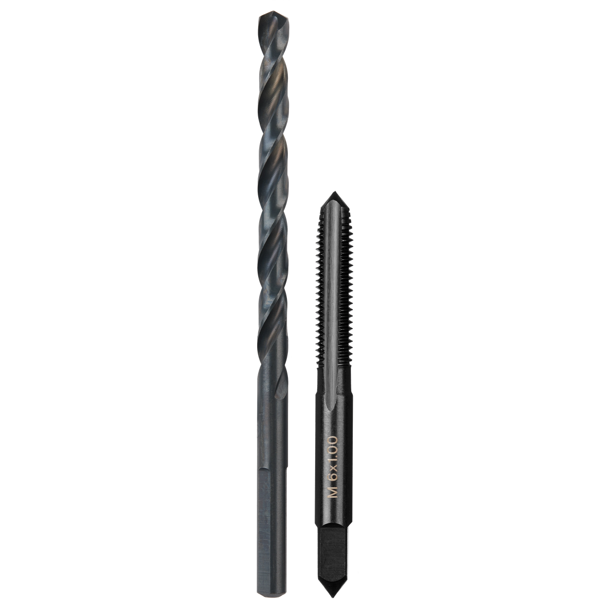 Milwaukee 49-57-5536 M6-1.00 mm Straight Flute Plug Tap & #9 Drill Bit