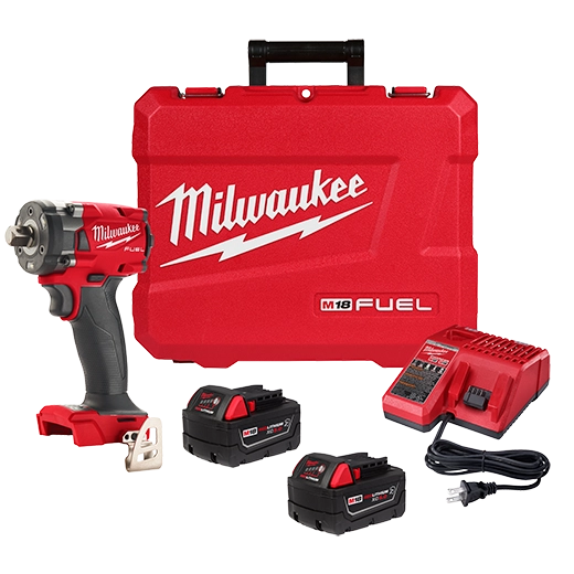 Milwaukee 2855P-22R M18 FUEL 1/2 " Compact Impact Wrench w/ Pin Detent Kit