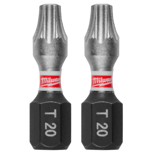 Milwaukee 48-32-5013 SHOCKWAVE Impact Duty 1" T20 Bit Tic Tac with Bit Holder 25PK