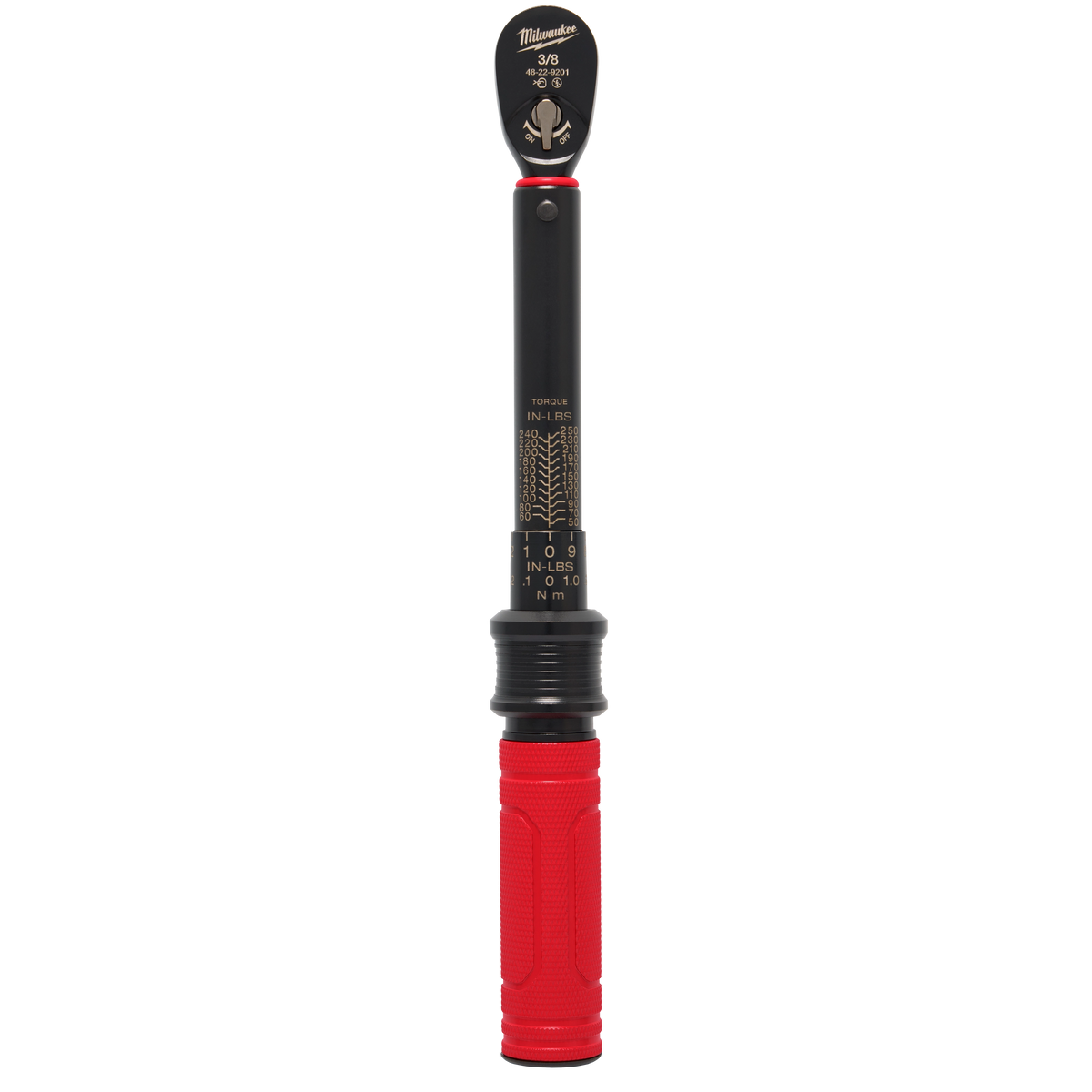 Milwaukee 48-22-9201 3/8” Drive Click Torque Wrench​ (50-250 in·lbf)