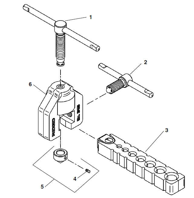 RIDGID 96587 Feed Screw Assembly, for 345 Manual Flare Tools and Flaring Tools