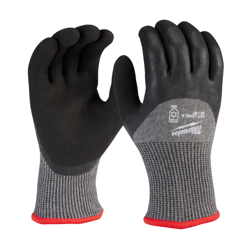 Milwaukee 48-73-7951 Cut Level 5 Winter Dipped Gloves - M (Pack of 6)