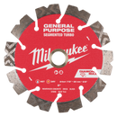 Milwaukee 49-93-9005 5" DIAMOND MAX Segmented Turbo, General Purpose Diamond Blade (Pack of 5)
