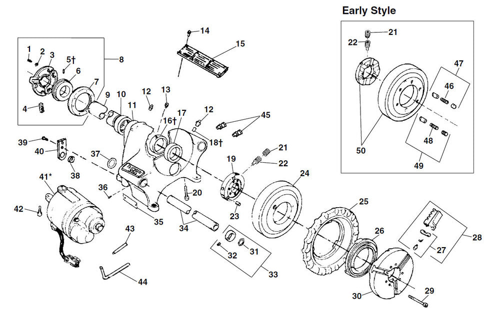 RIDGID 96855 Suction Line, for 300 Power Drive