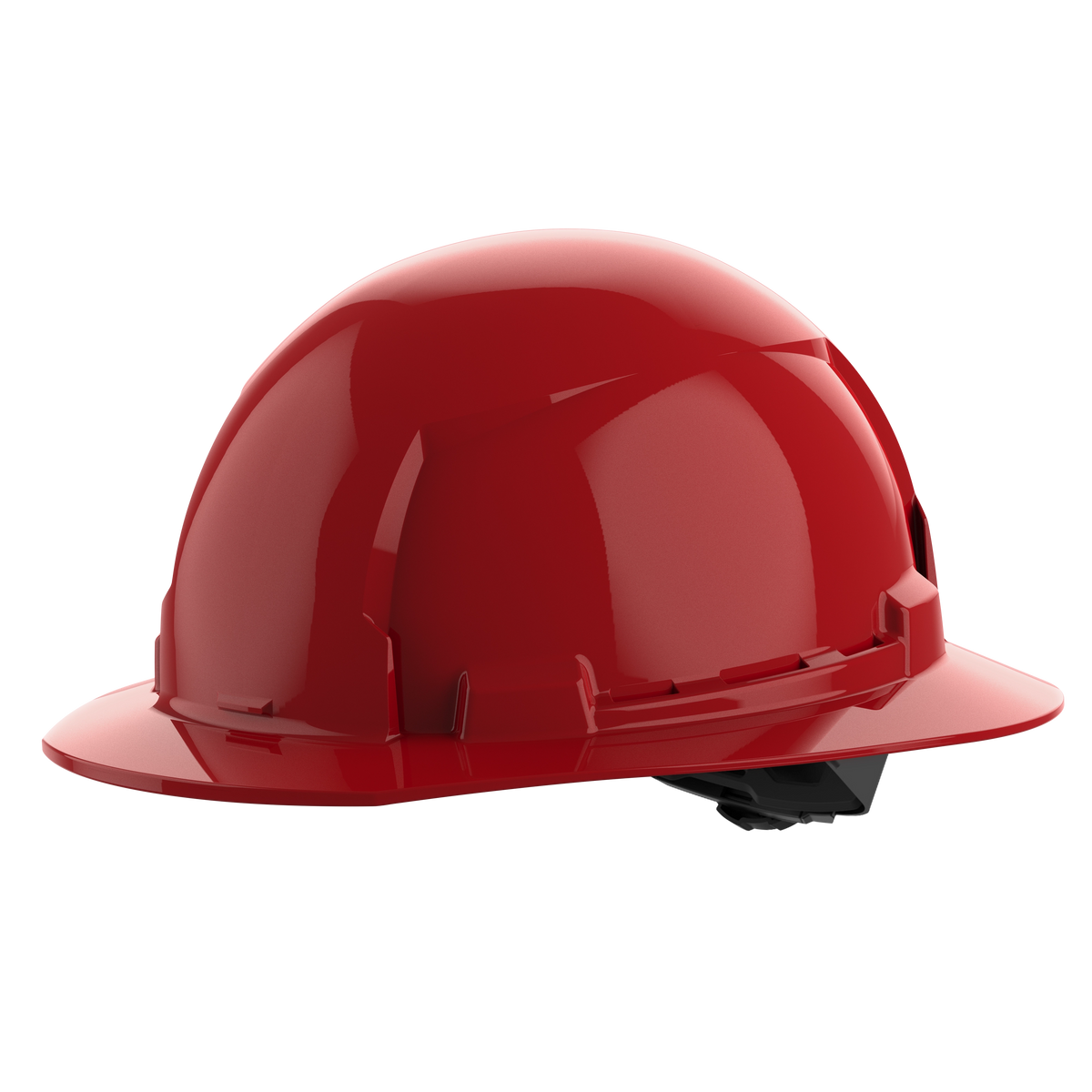 Milwaukee 48-73-1109 BOLT Red Full Brim Hard Hat w/4pt Ratcheting Suspension (USA) - Type 1, Class E (Pack of 5)