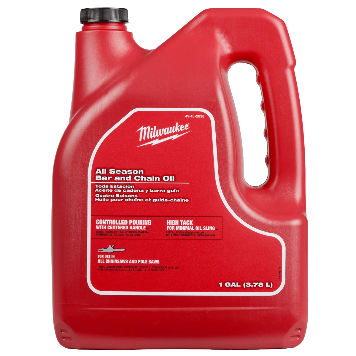Milwaukee 49-16-2838 1 Gallon All Season Bar and Chain Oil (Pack of 4)