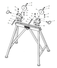 RIDGID 66632 Spacer, for Pipe Stands AR-99 and Adjustable Stand with Steel Rollers