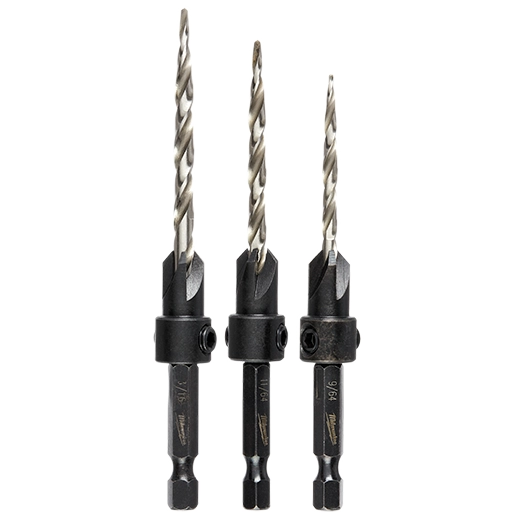 Milwaukee 48-13-5003 4 Pc Countersink Drill Bit Set