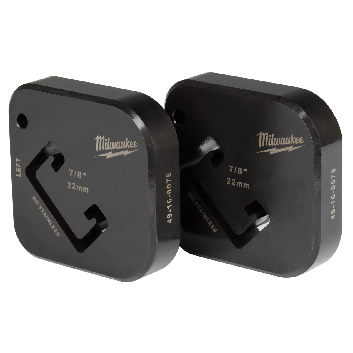Milwaukee 49-16-0078 7/8" x 1-5/8" Single Strut Shearing Dies