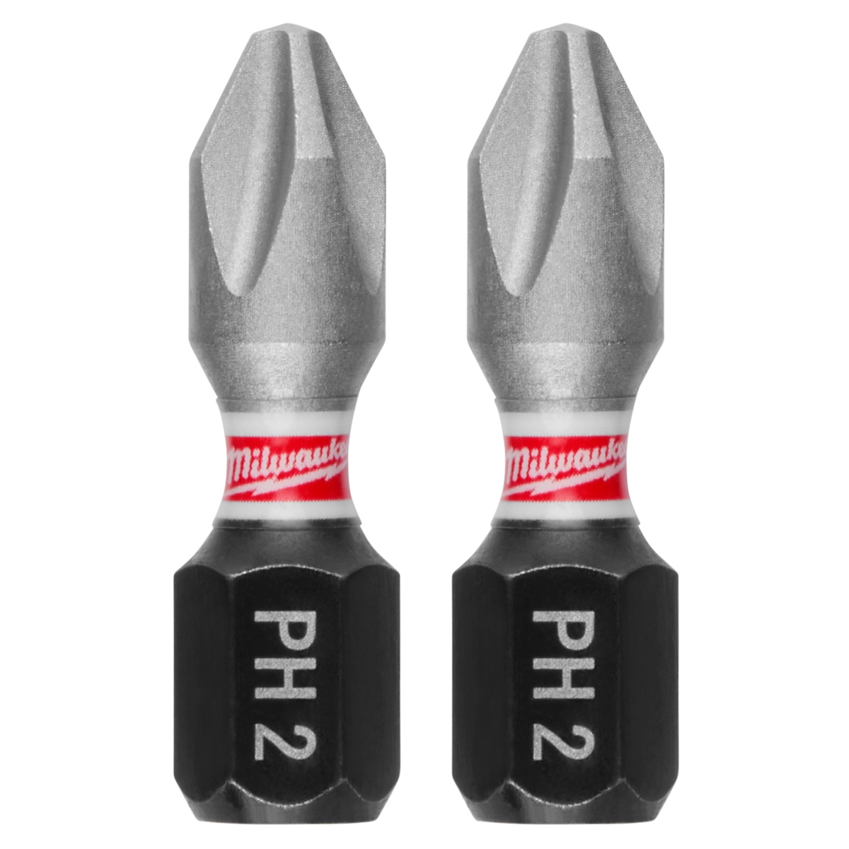 Milwaukee 48-32-4712 SHOCKWAVE Impact Duty 1" Phillips #2 Insert Bits Bulk 25